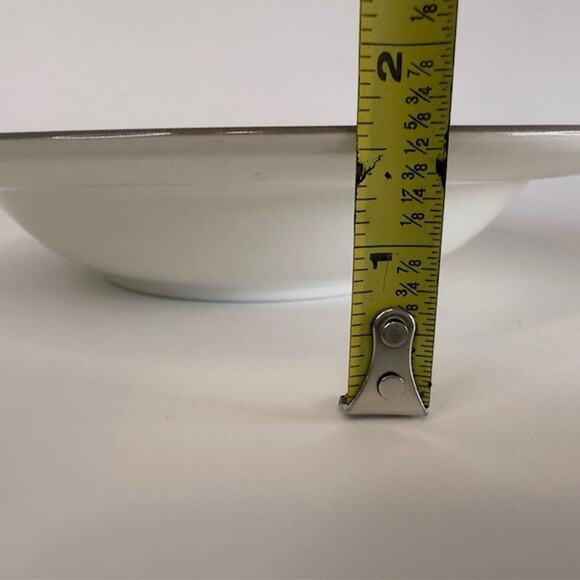 Mikasa Garden Harvest 6 Large Rim Soup Bowl Intaglio, Fruit & Leaves On Rim, VTG - Picture 9 of 12